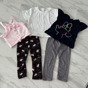Kids Clothing Set with Unicorn Leggings